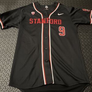 Nike Black and Red Men's Jersey